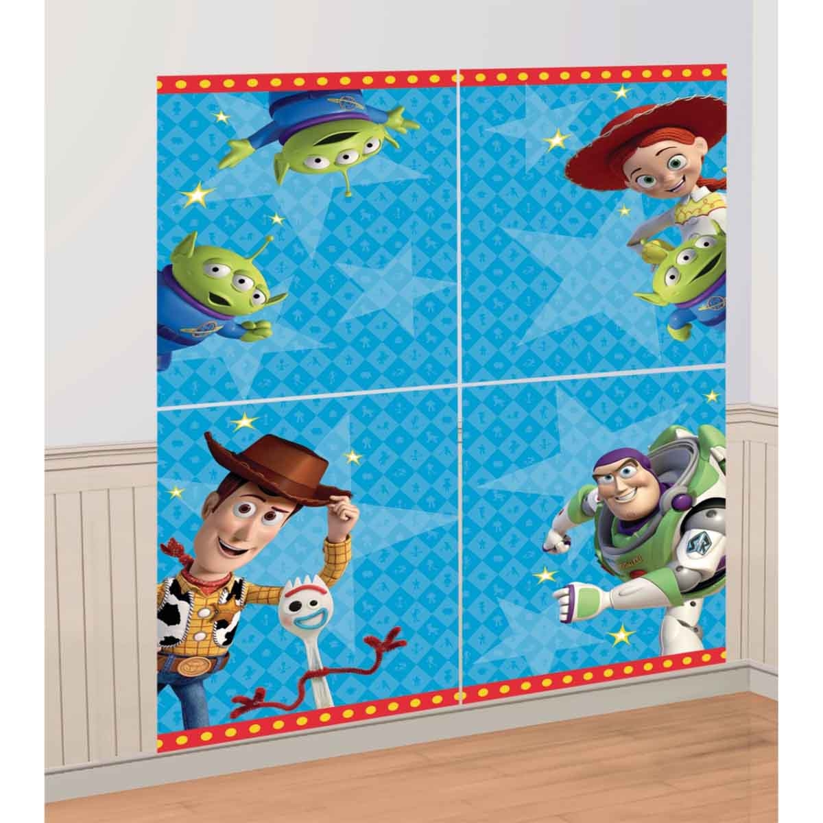 ديزني أند بيكسار توي ستوري 4 خلفية مشاهد مع إكسسوارات