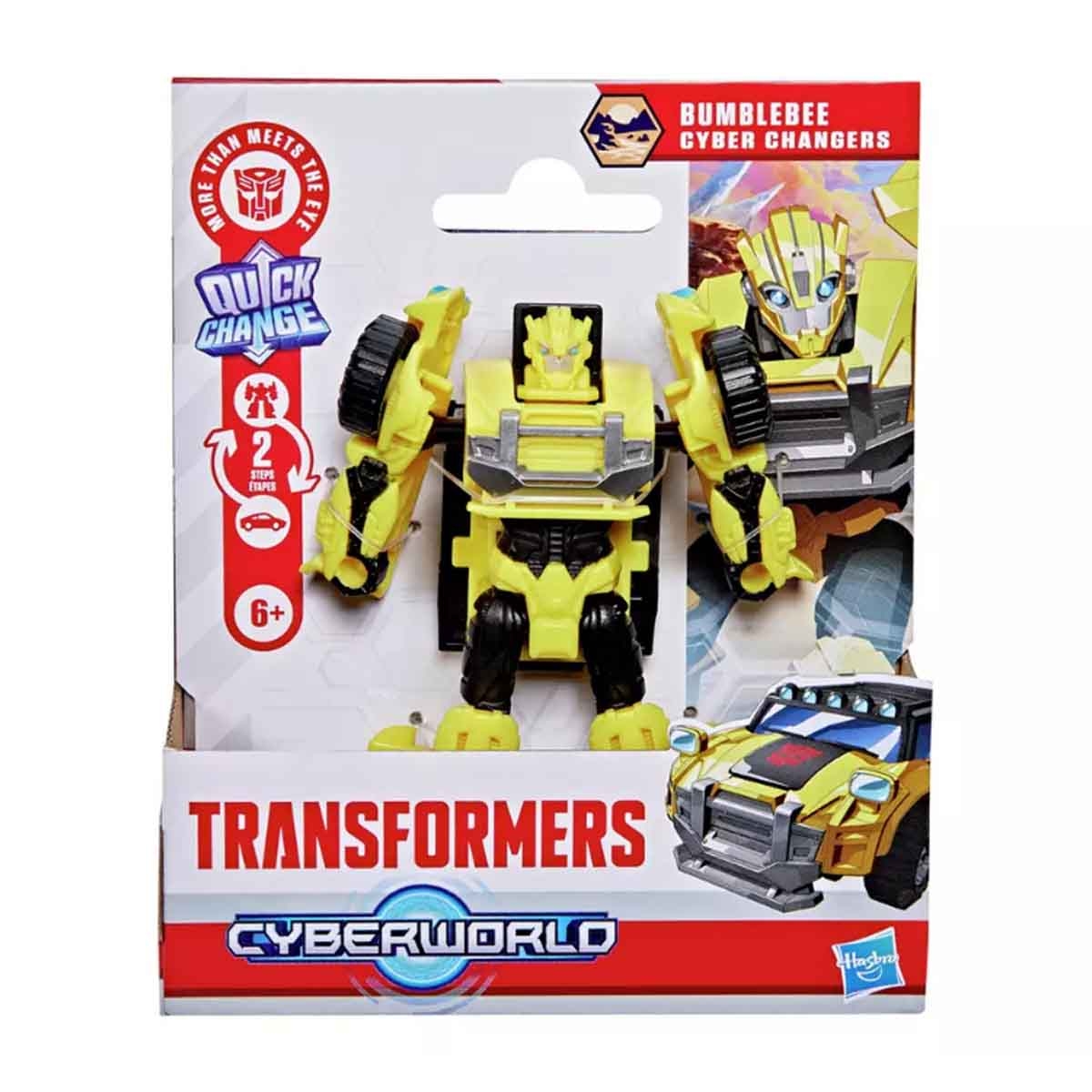 ترانسفورمرز بامبل بي سايبر وورلد شخصية أكشن للجنسين من عمر 3-4 سنوات