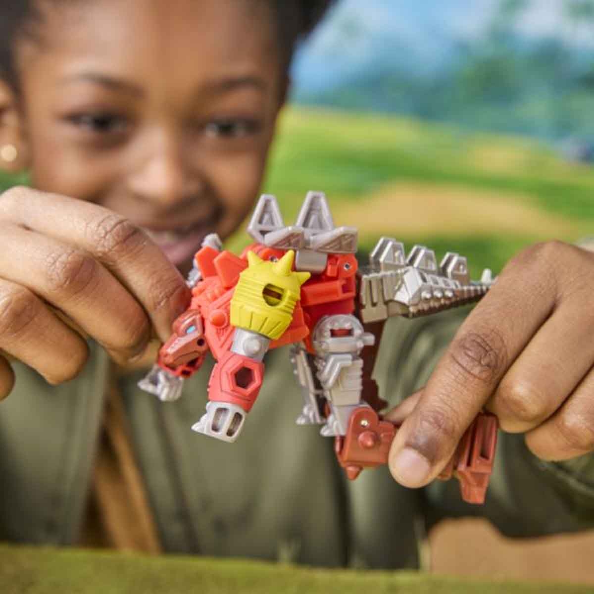 Transformers Cyberworld Dinobot Snarl Cyber Changers Action Figure Unisex, 3-4 Years