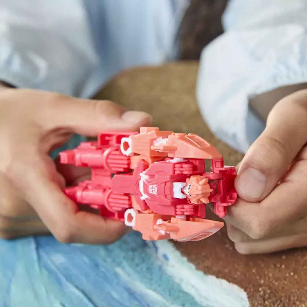 Transformers Cyberworld Elita 1 Cyber Changers Action Figure Unisex, 3-4 Years