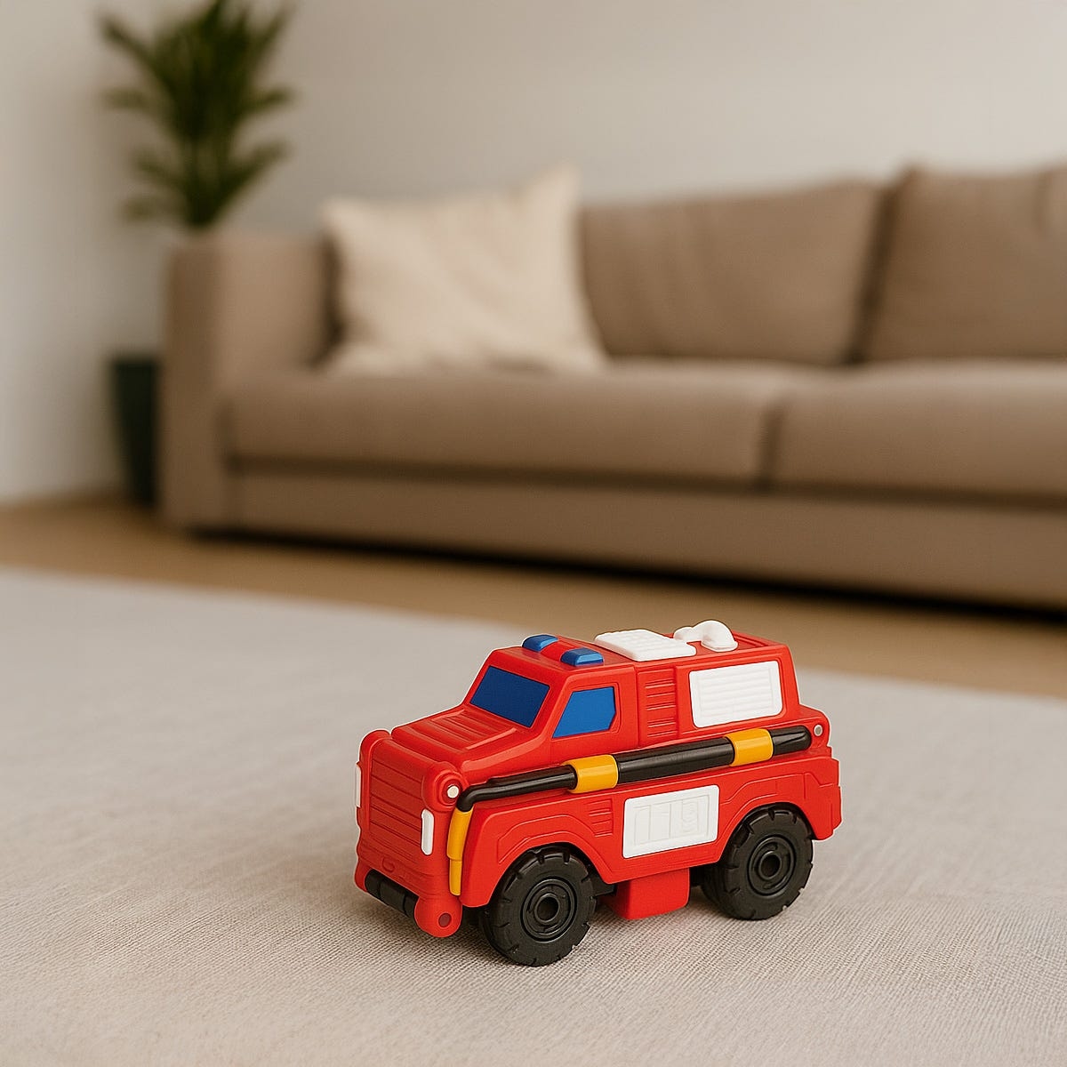 Transracers Transforming Loader/Fire Truck Boys, 3-4 Years