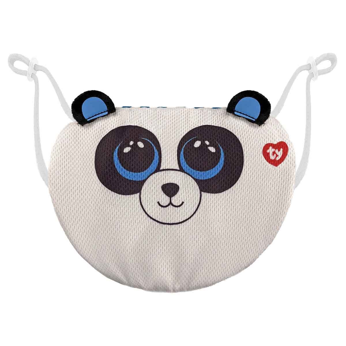 Ty Beanie Boo Panda Bamboo Face Mask Unisex, 3-4 Years