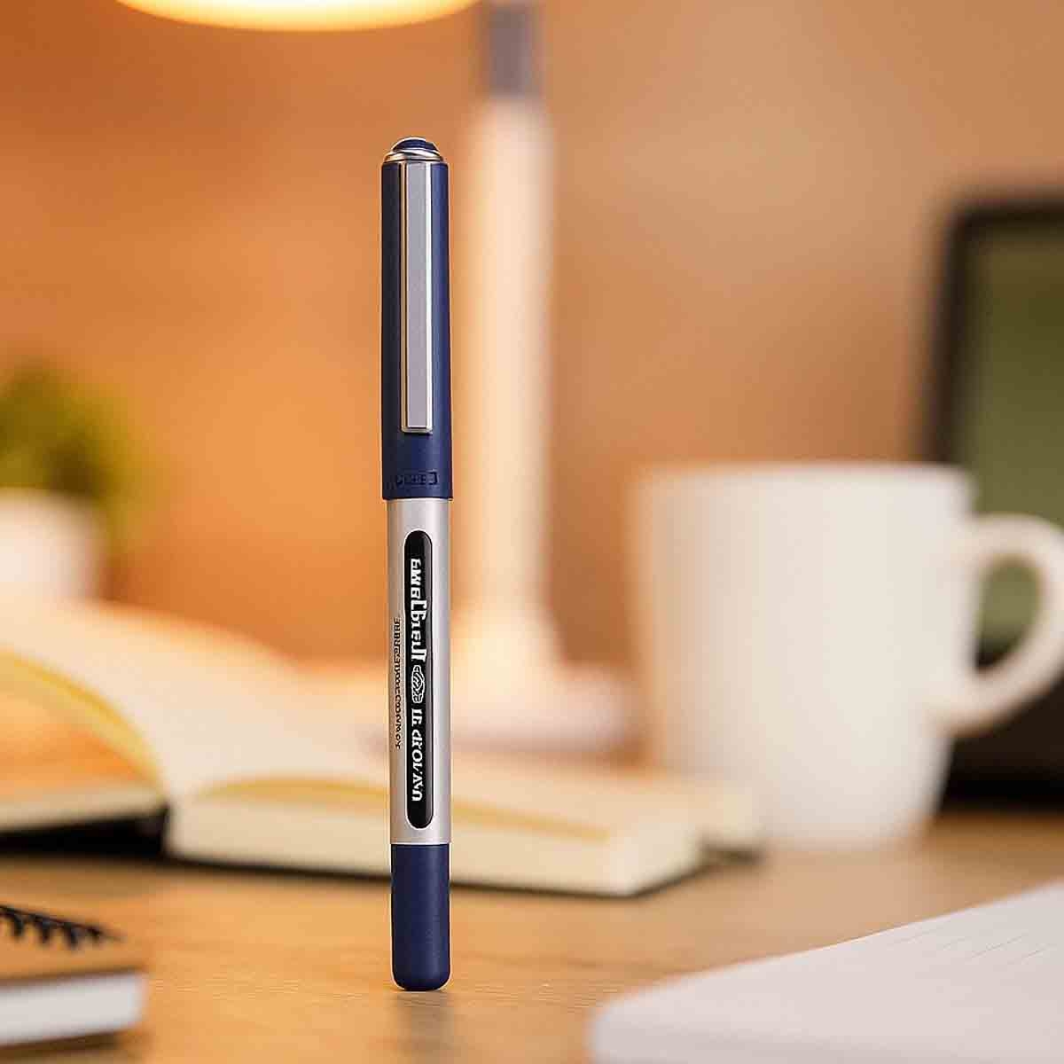 يوني بول مجموعة 2 قلم رولربول ميكرو أزرق وأسود 0.5 ملم