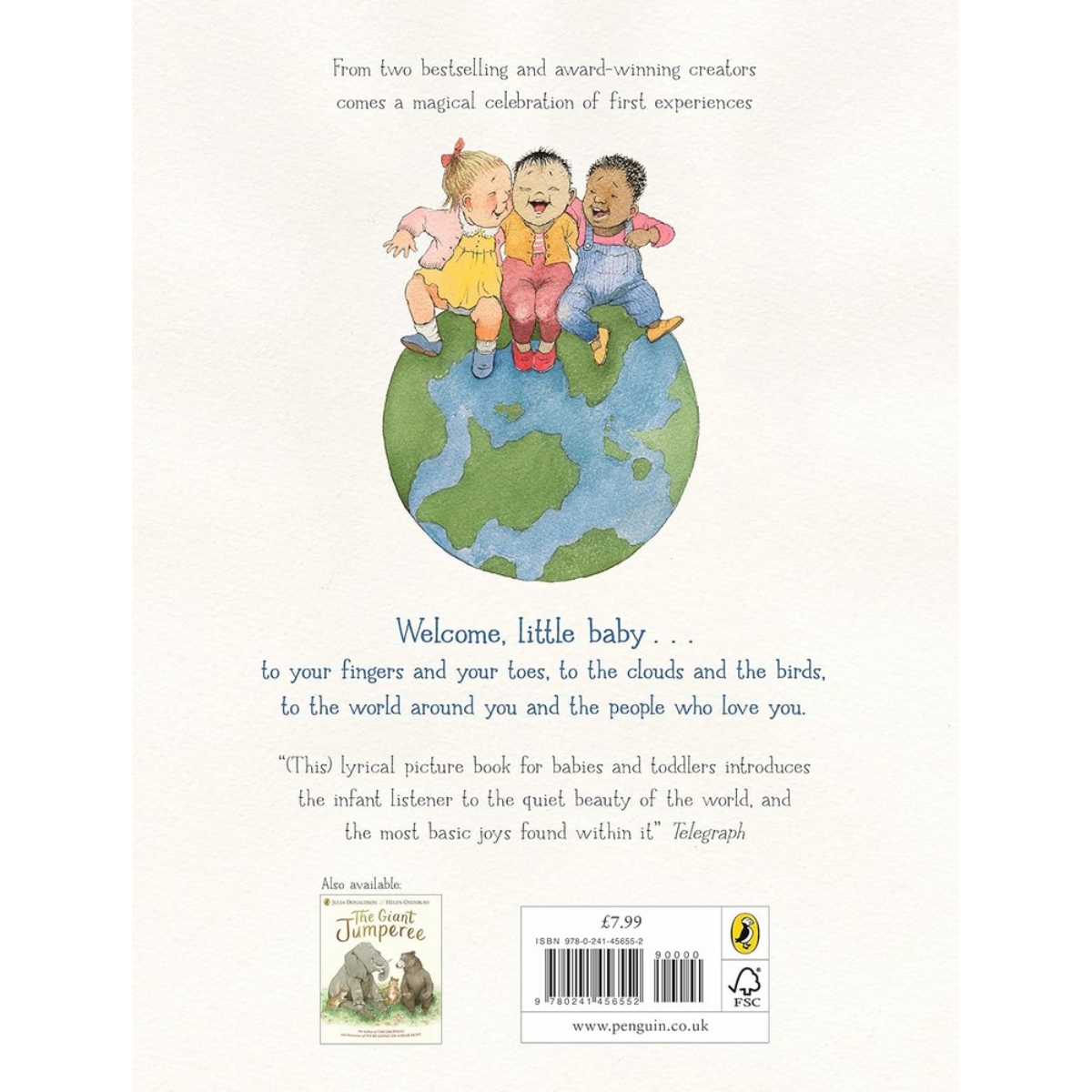 Welcome To The World: من مؤلفة The Gruffalo ورسامة We’re Going on a Bear Hunt تأليف جوليا دونالدسون - 20 أبريل 2023