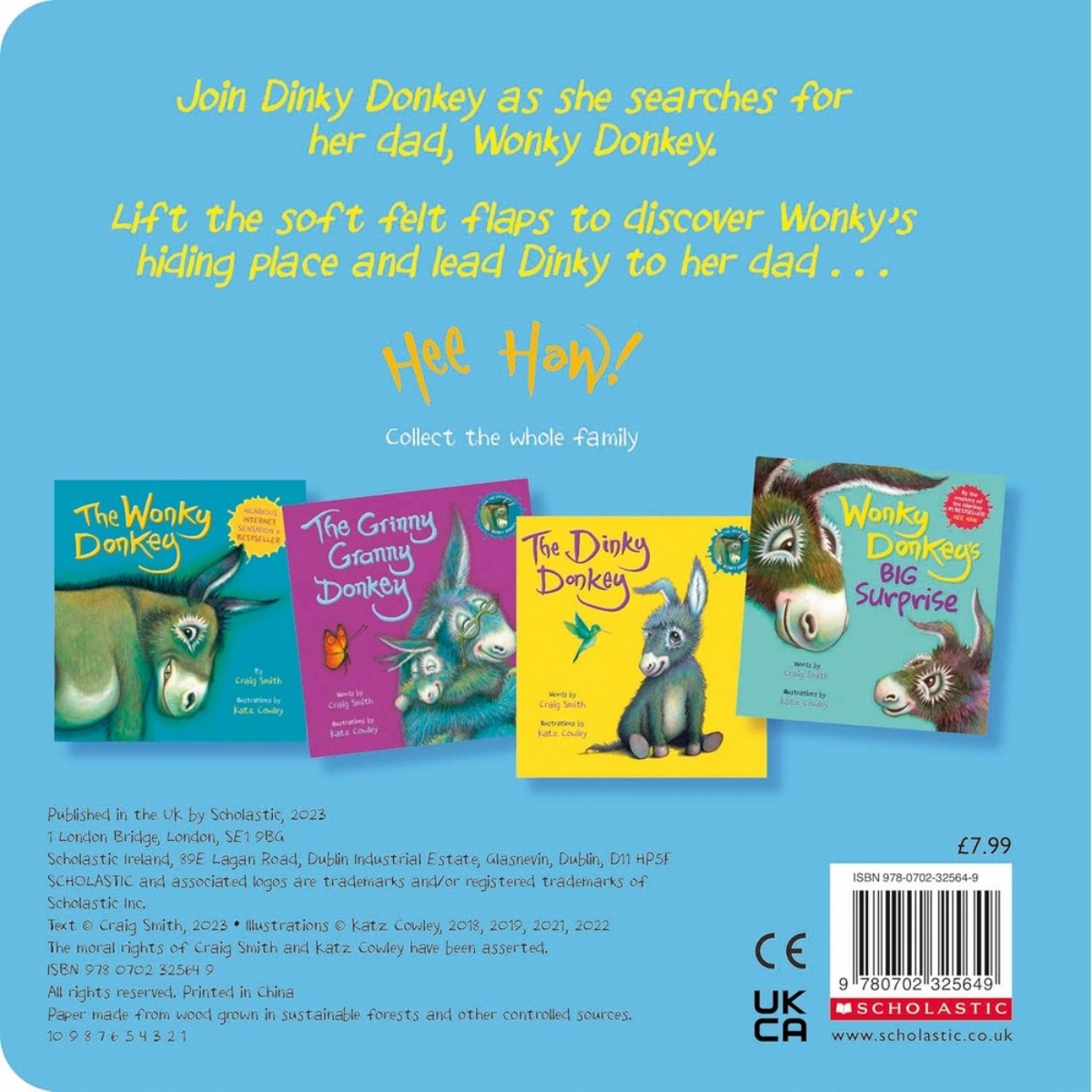 Where's Wonky Donkey? Felt Flaps تأليف كريغ سميث - 11 مايو 2023