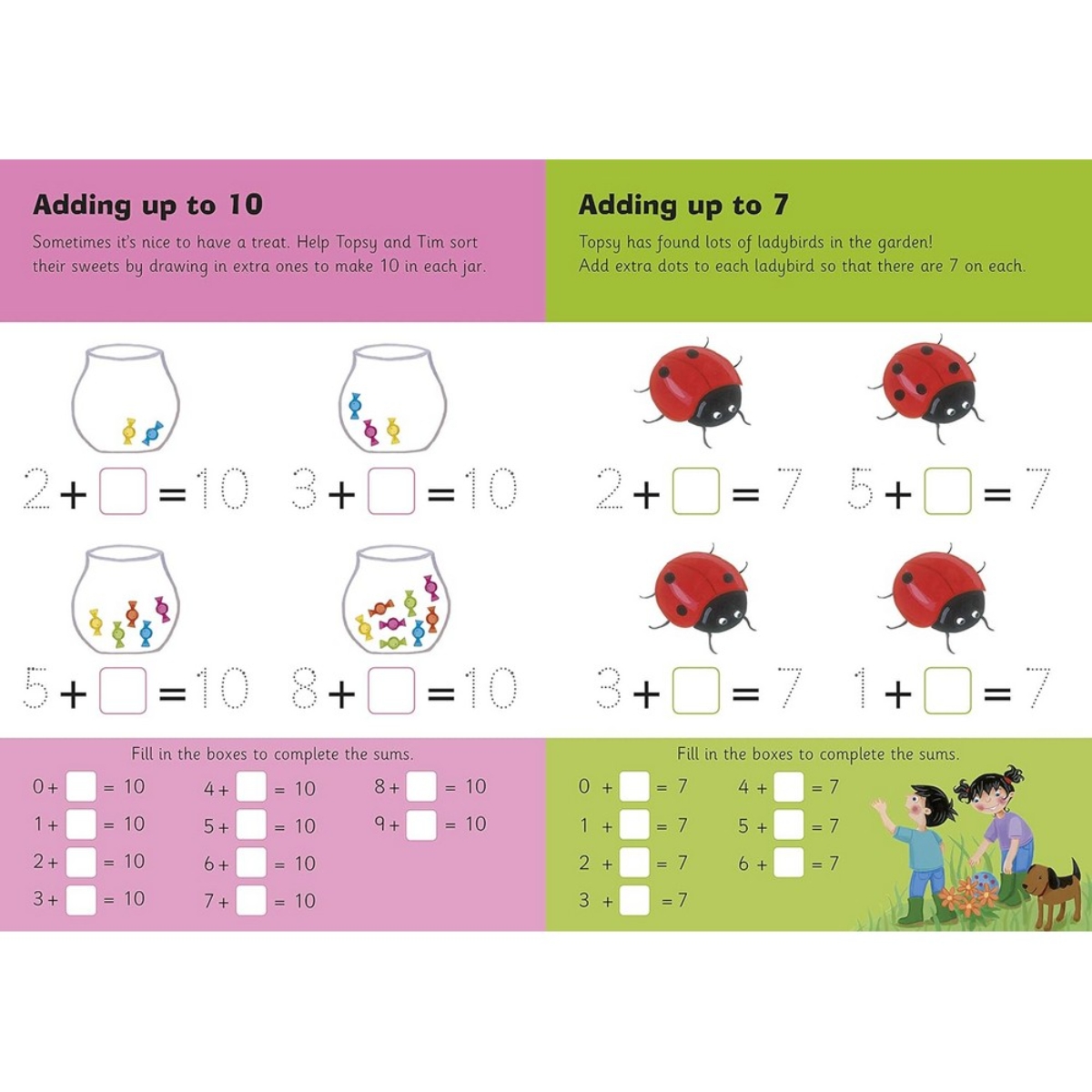 Wipe-Clean First Sums: Start School with Topsy and Tim by Jean Adamson - 5 May 2016