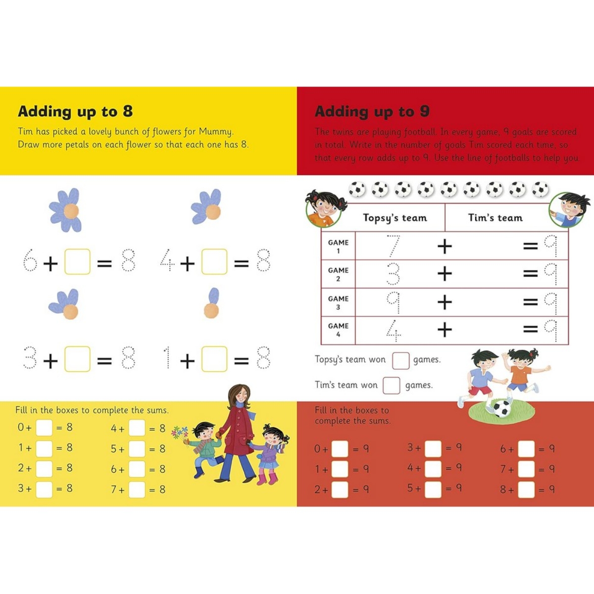 Wipe-Clean First Sums: Start School with Topsy and Tim by Jean Adamson - 5 May 2016