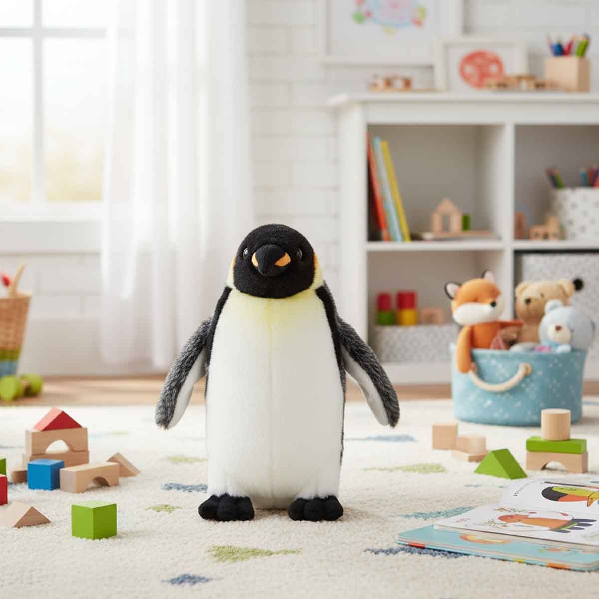 WWF 10" Emperor Penguin Plush Toy Unisex, 3-4 Years