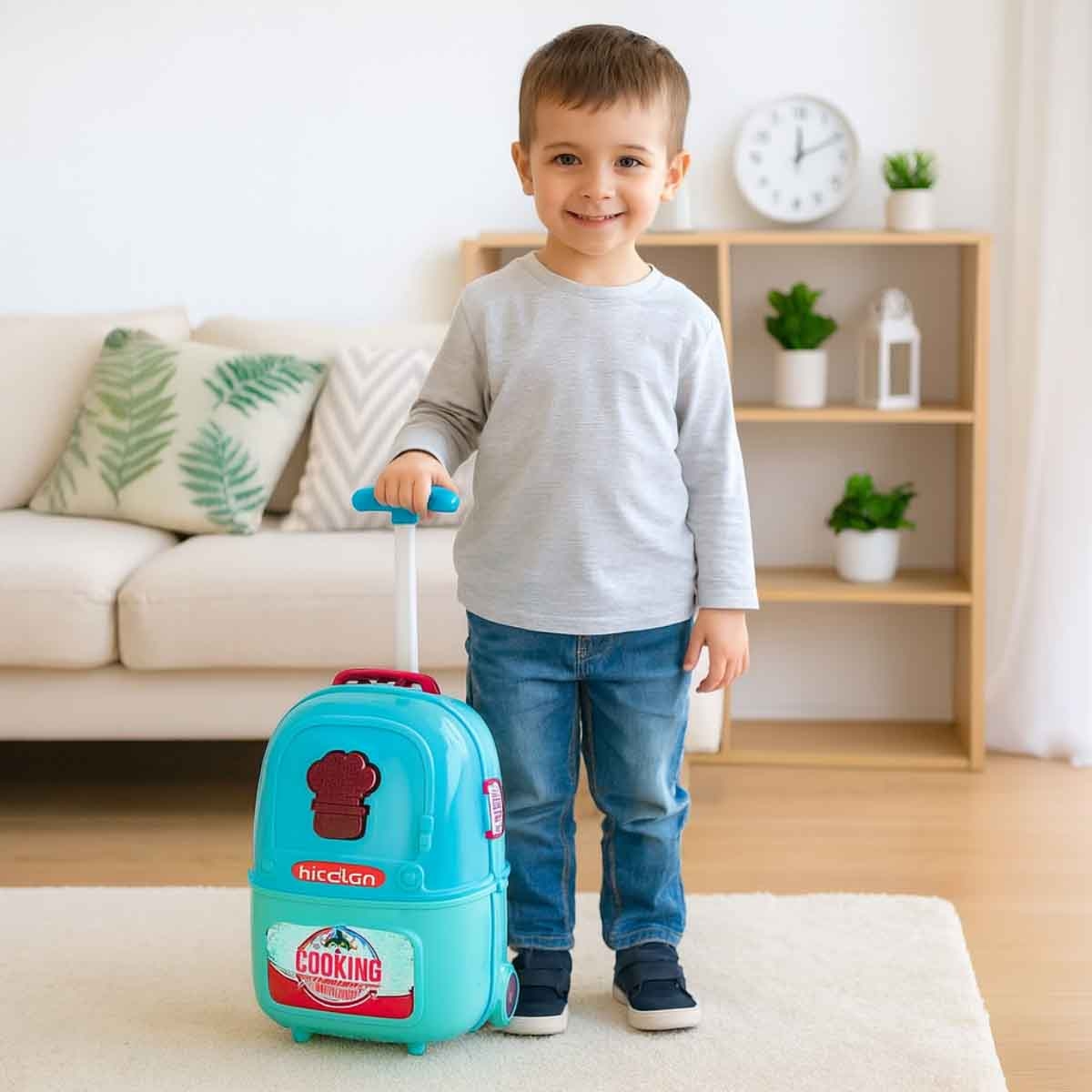 Xiong Cheng 2-In-1 Kitchen Playset Girls, 3-4 Years