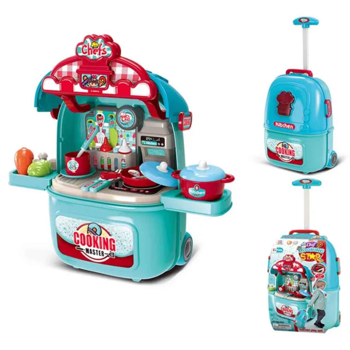 Xiong Cheng 2-In-1 Kitchen Playset Girls, 3-4 Years