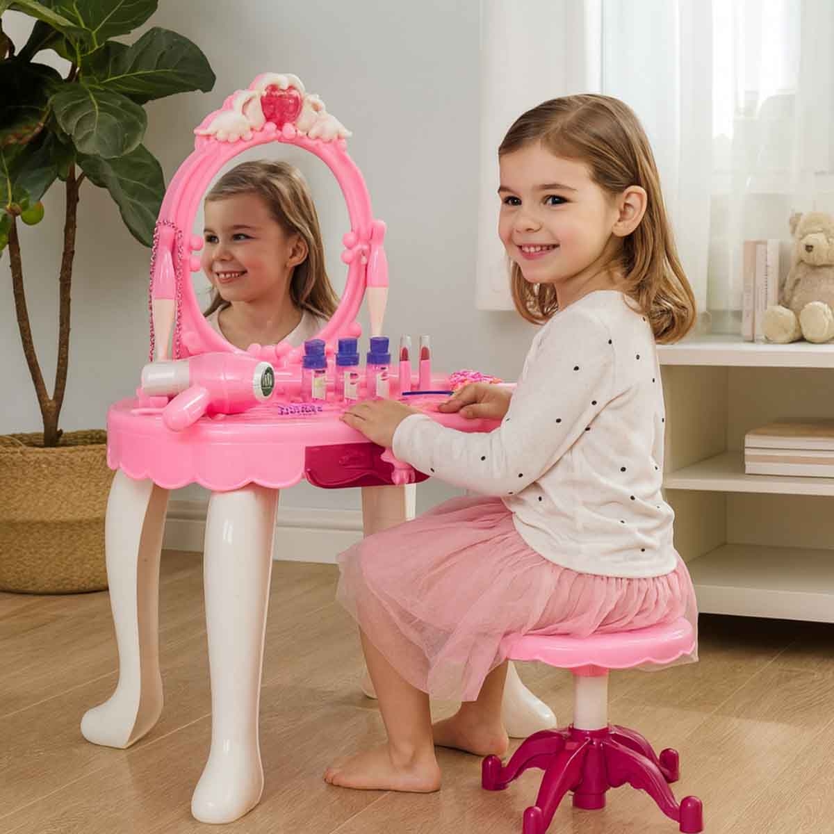 شيونغ تشينغ مجموعة لعب تجميل موضة للبنات 3-4 سنوات