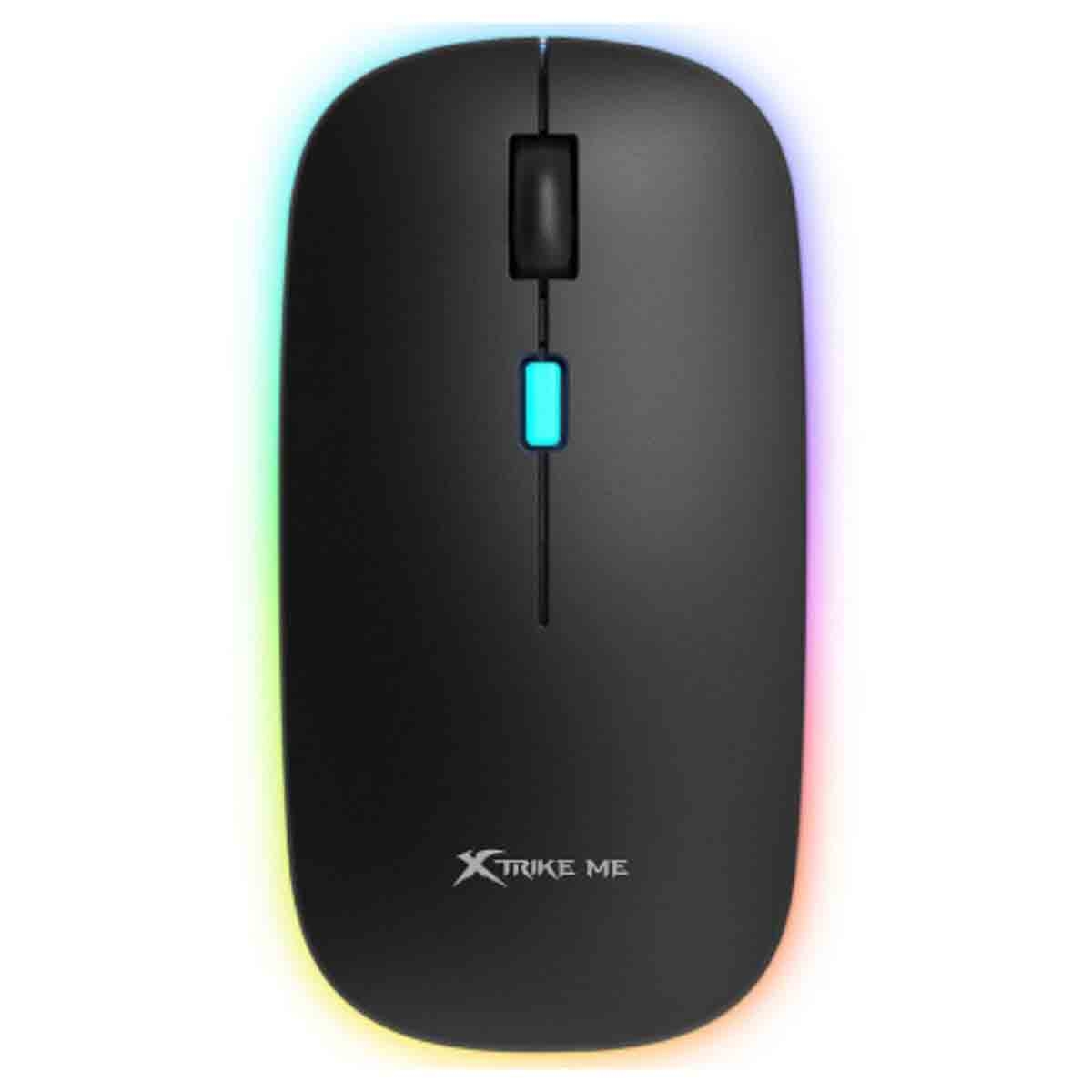إكسترايك مي ماوس ألعاب لاسلكي بدقة قابلة للتعديل من 800 إلى 1600 DPI مع اتصال 2.4G وإضاءة RGB