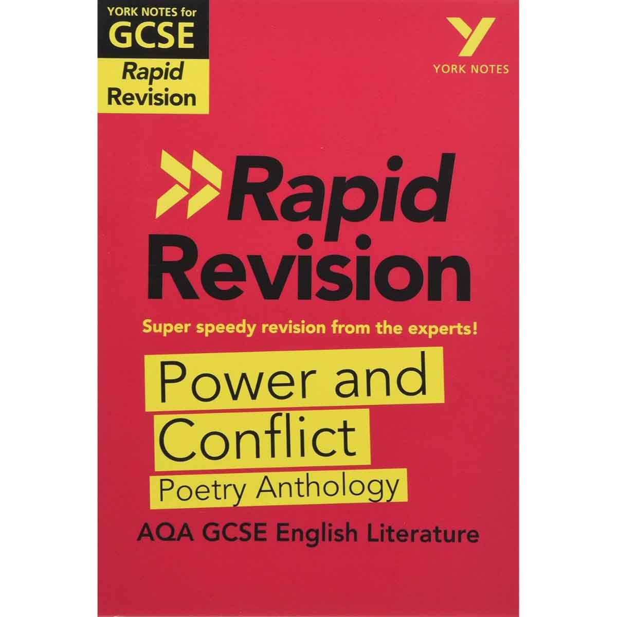 York Notes for AQA GCSE(9-1)Rapid Revision: Power & Conflict Poetry Anthology - Refresh, Revise & Catch Up! by David Grant - 18-02-2019