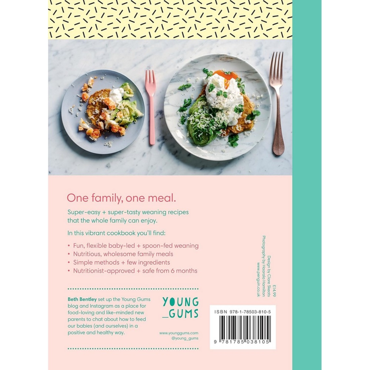 Young Gums: طعام أطفال بلمسة عصرية - دليل للأمهات للفطام السعيد والصحي تأليف بيث بينتلي - 28 يونيو 2018