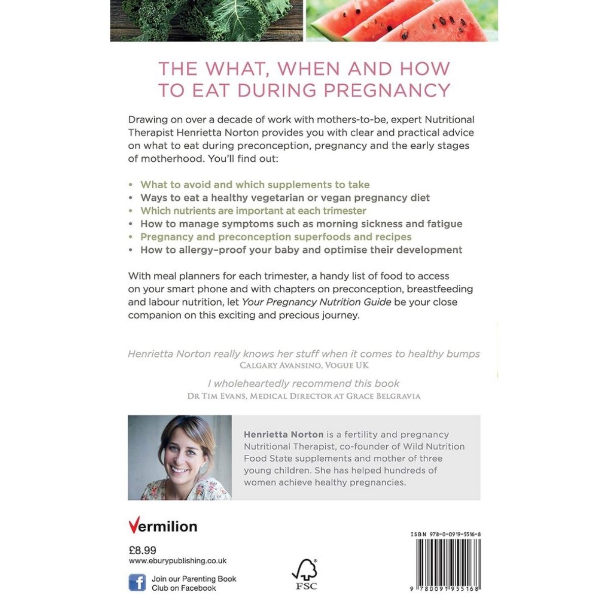 Your Pregnancy Nutrition Guide : ماذا تأكلين أثناء الحمل تأليف هنرييتا نورتون - 6 أغسطس 2015