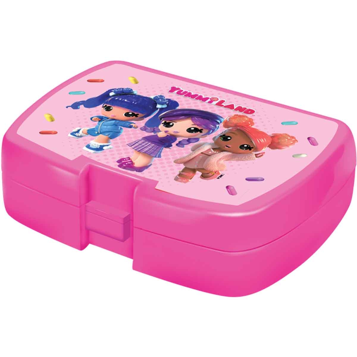 Yummi Land 5-in-1 16" Trolley Bag, Lunch Box, Water Bottle, Pencil Case & Lunch Bag Kit