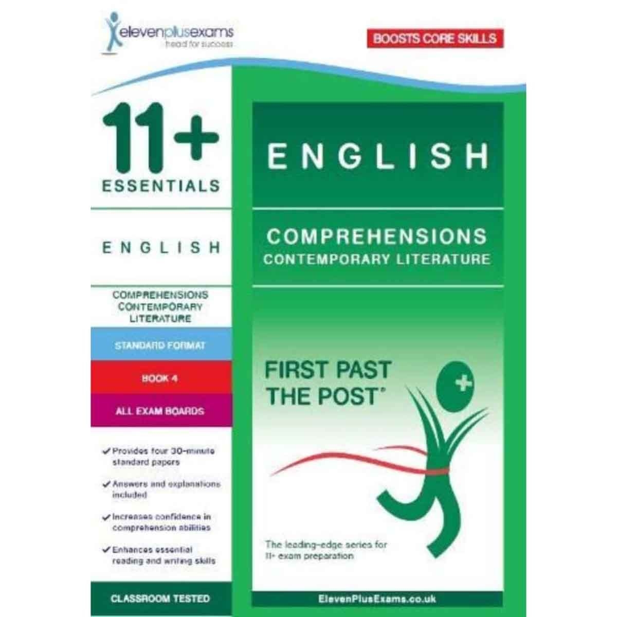 11+ English: Comprehensions Contemporary Literature Book 4 (Standard Format) by Eleven Plus Exams - 01-10-2020