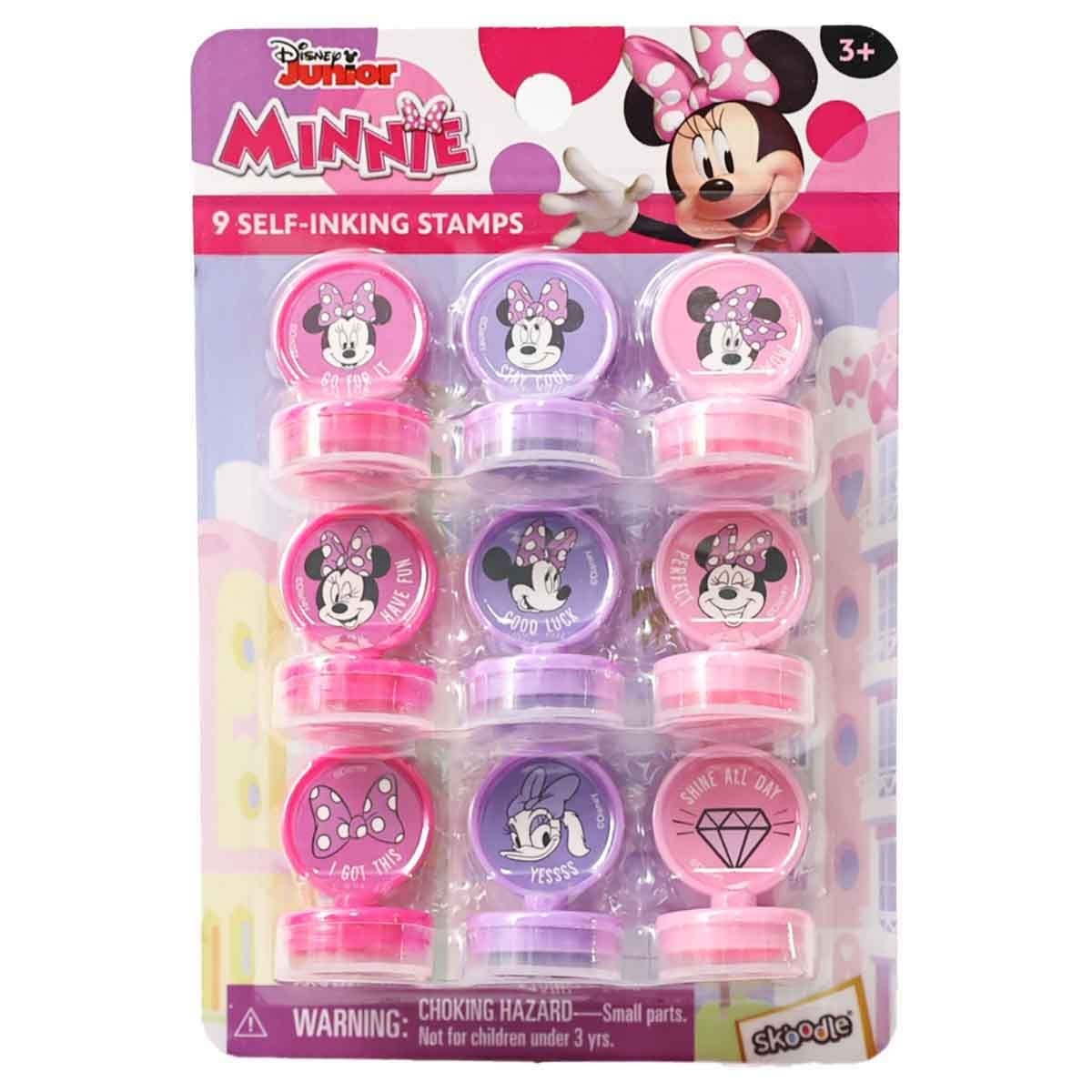 ديزني جونيور مجموعة أختام كبيرة ذاتية الحبر 9 قطع للجنسين، عمر 3-4 سنوات