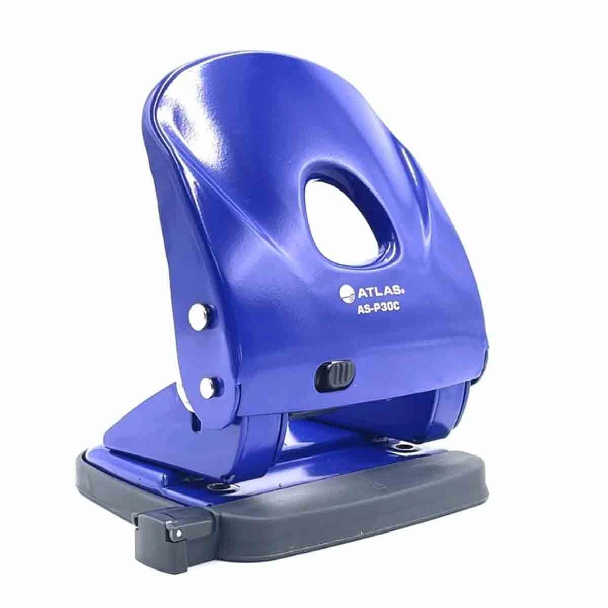 أطلس آلة تثقيب أوراق - أزرق - 30 ورقة