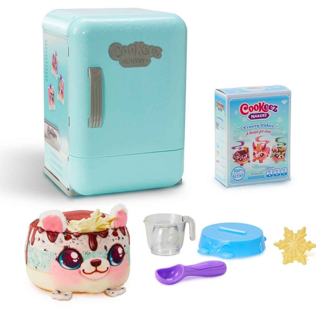 كوكيز ميكري لعبة مطبخ فريزي كيكز مع ثلاجة للجنسين من عمر 5-7 سنوات