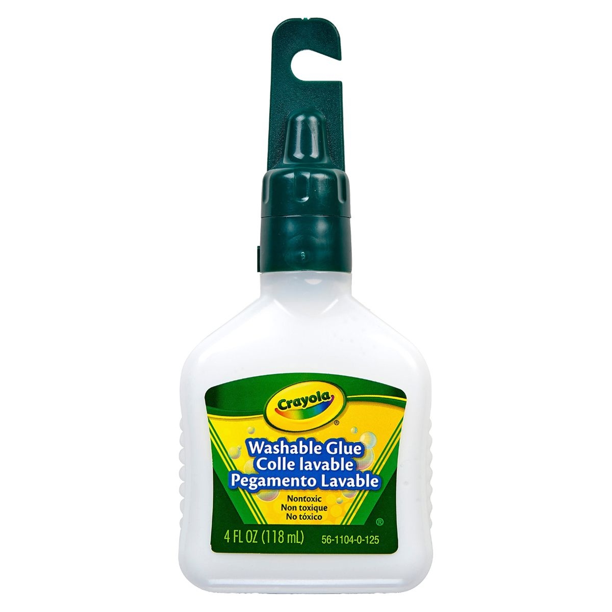 Crayola 4 oz. Washable No-Run School Glue Unisex, 3-4 Years