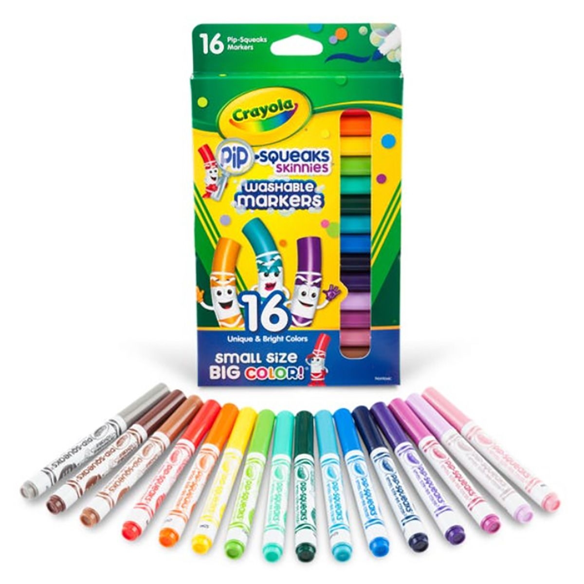 كرايولا ماركرز قابلة للغسل للجنسين، 3-4 سنوات، مجموعة من 16