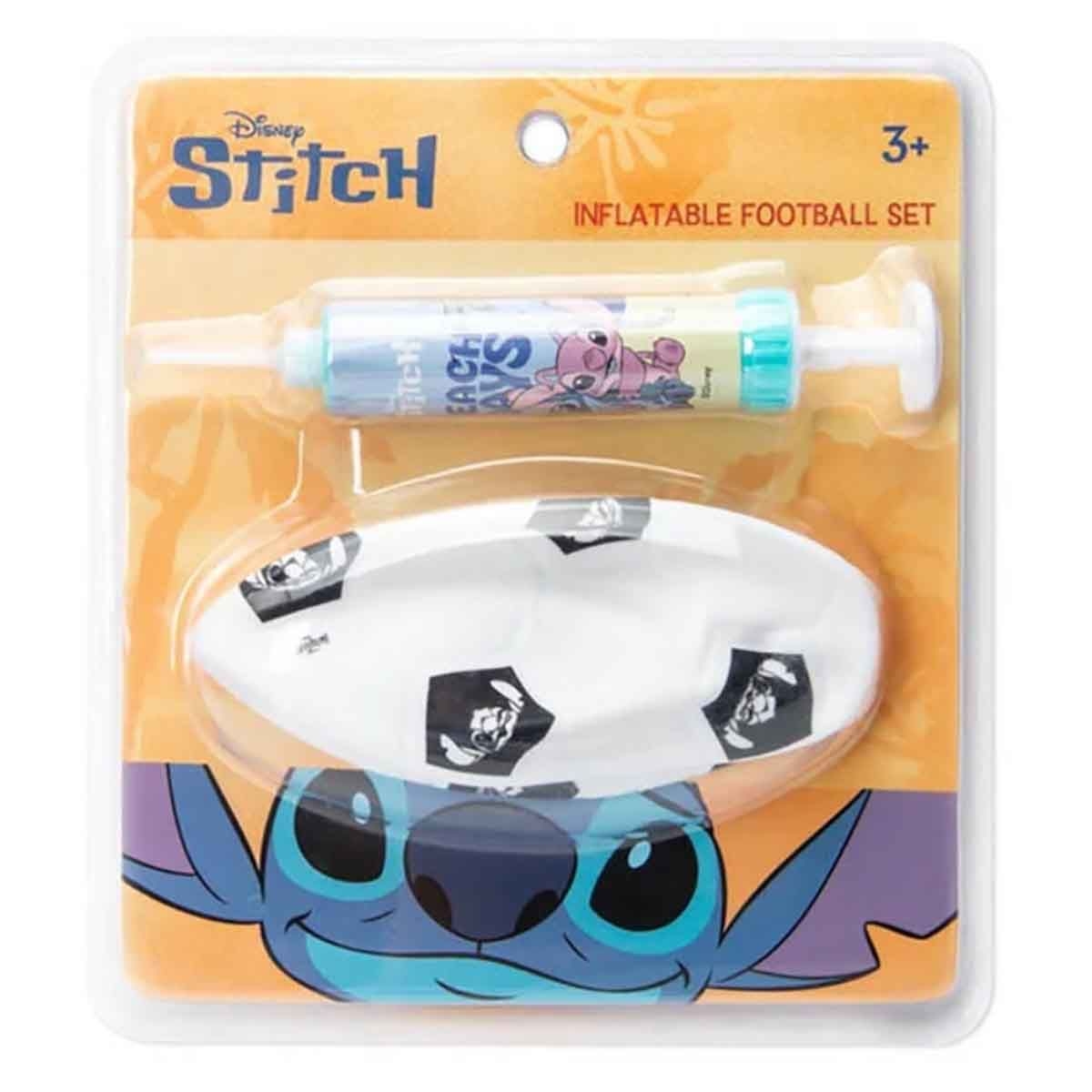 Disney Stitch Inflatable Football with Inflator Boys, 3-4 Years