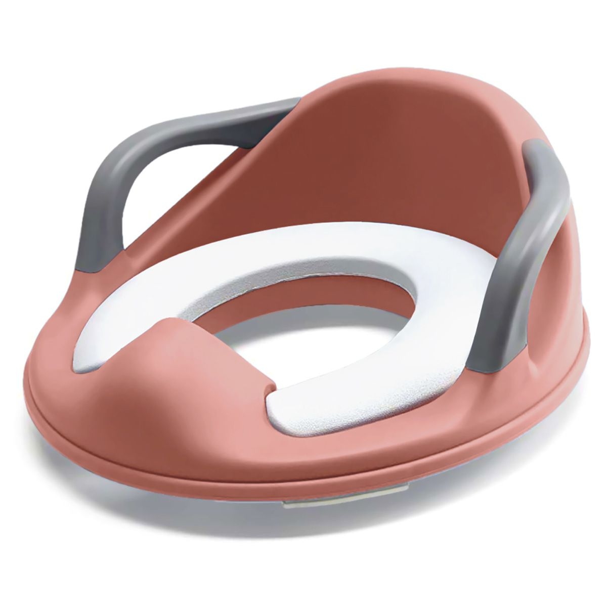 إيزي مقعد تدريب على استخدام الحمام للأطفال باللون الوردي مبطن من عمر 0 إلى 2 سنة
