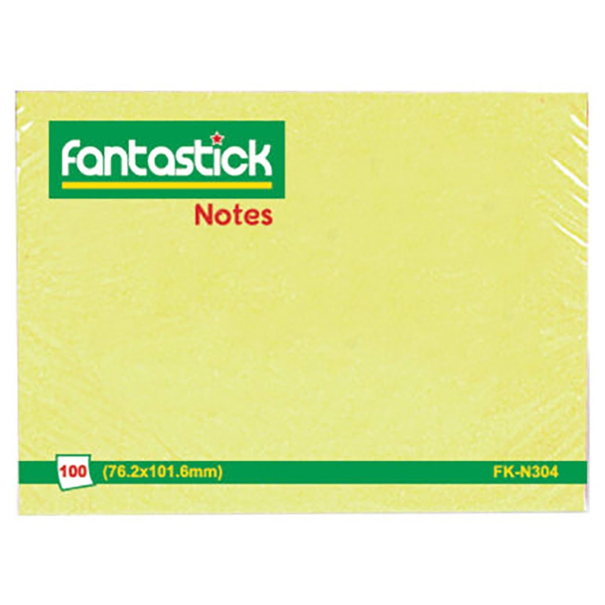 فانتستك ورق ملاحظات لاصق 3" × 4" مجموعة من 1