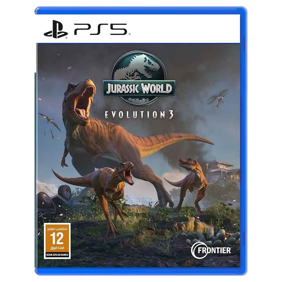 فرونتير جورياسيك وورلد إيفولوشن 3 نسخة السعودية لعبة فيديو لجهاز بلايستيشن 5