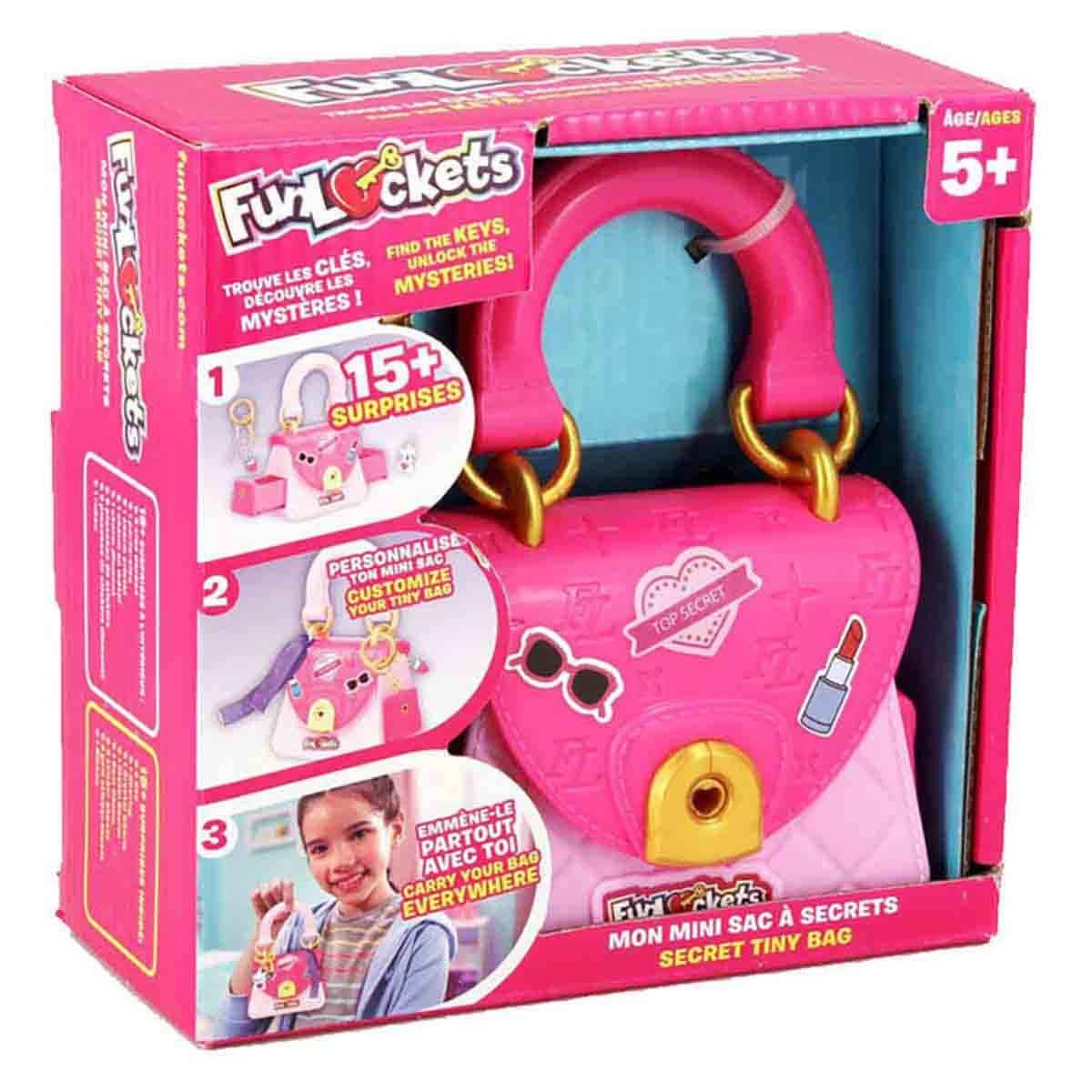 Funlockets Secret Tiny Bag with Makeup Kit Girls, 5-7 Years