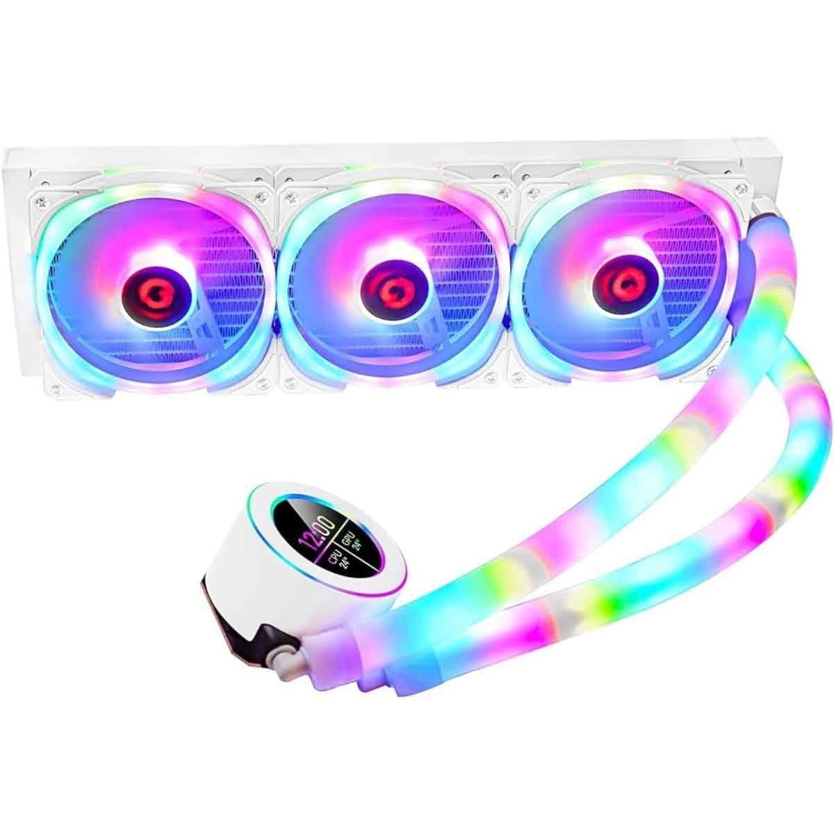 جيم أون مبرد سائل Kraken N360 باللون الأبيض