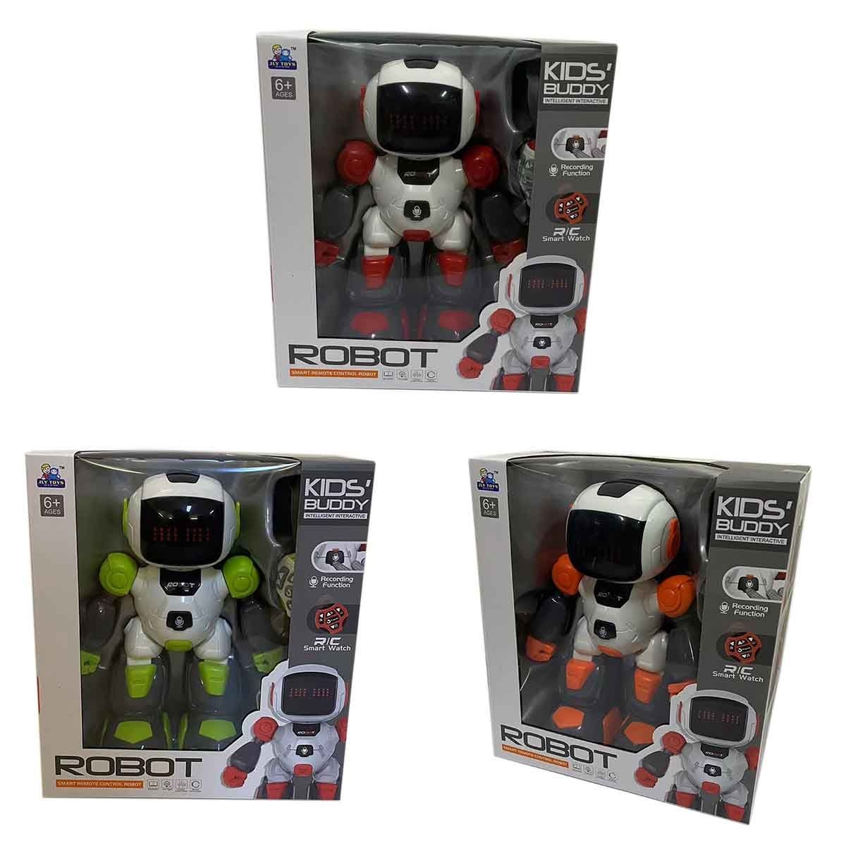 جيه إل واي تويز لعبة روبوت بالأشعة تحت الحمراء بالتحكم عن بعد متنوعة للأولاد، من عمر 3 إلى 4 سنوات