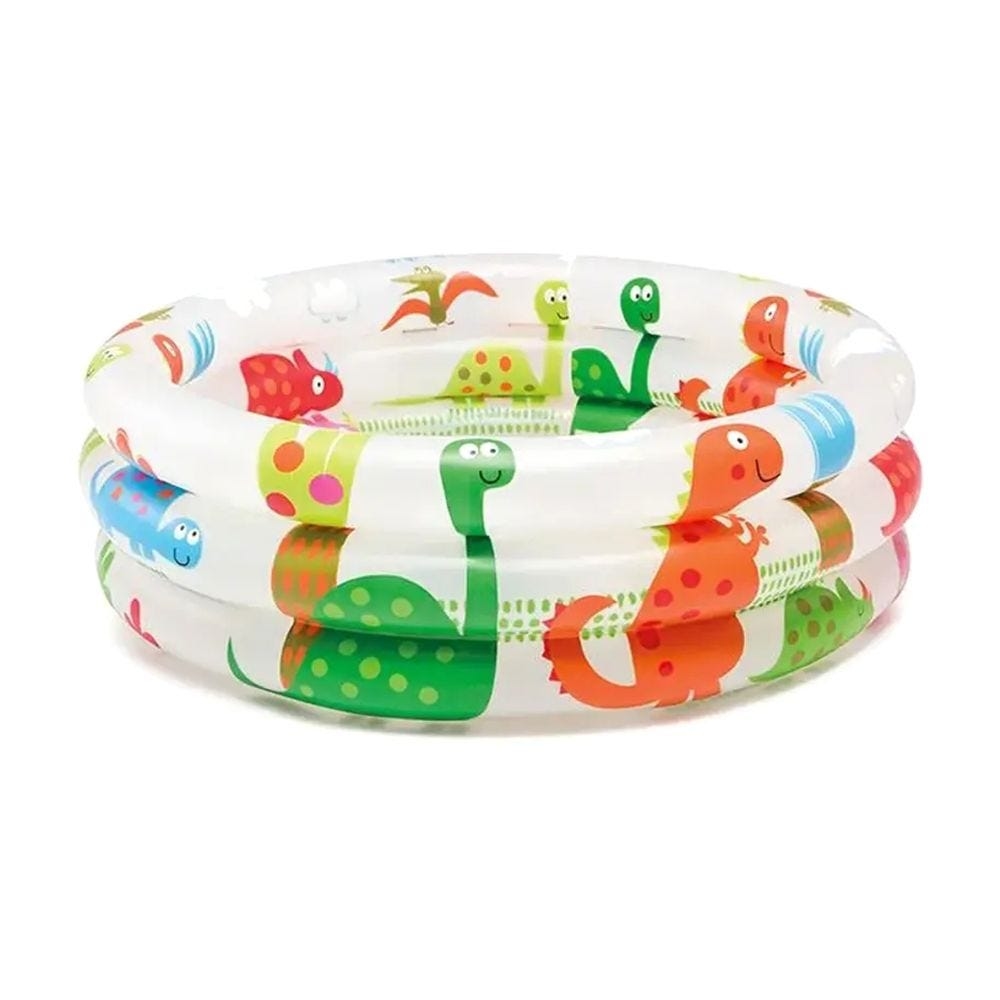 إنتكس مسبح أطفال ديناصور بثلاث حلقات للرضع، 0-2 سنوات