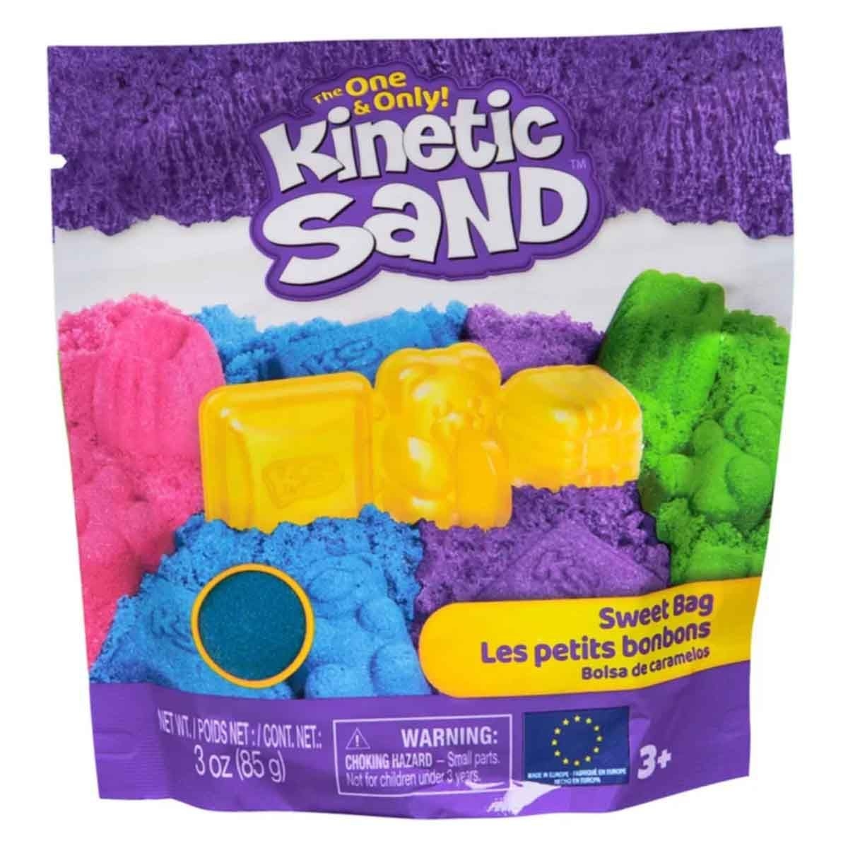 كينتيك سان رمل سحري أصلي بوزن 85غ ضمن عبوة حلوى متنوعة للجنسين من 3 إلى 4 سنوات