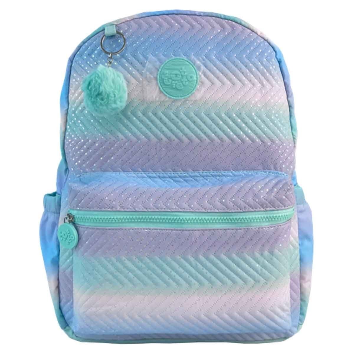 حقيبة ظهر مدرسية بتصميم بسيط ومتِين ومريح مقاس 18 انش