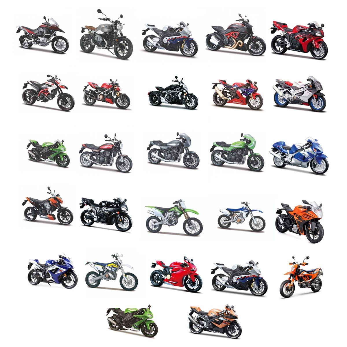 مايستو دراجة دايكاست دوكاتي ديافيل كاربون بمقياس 1:12 بألوان متنوعة للأولاد، 3-4 سنوات