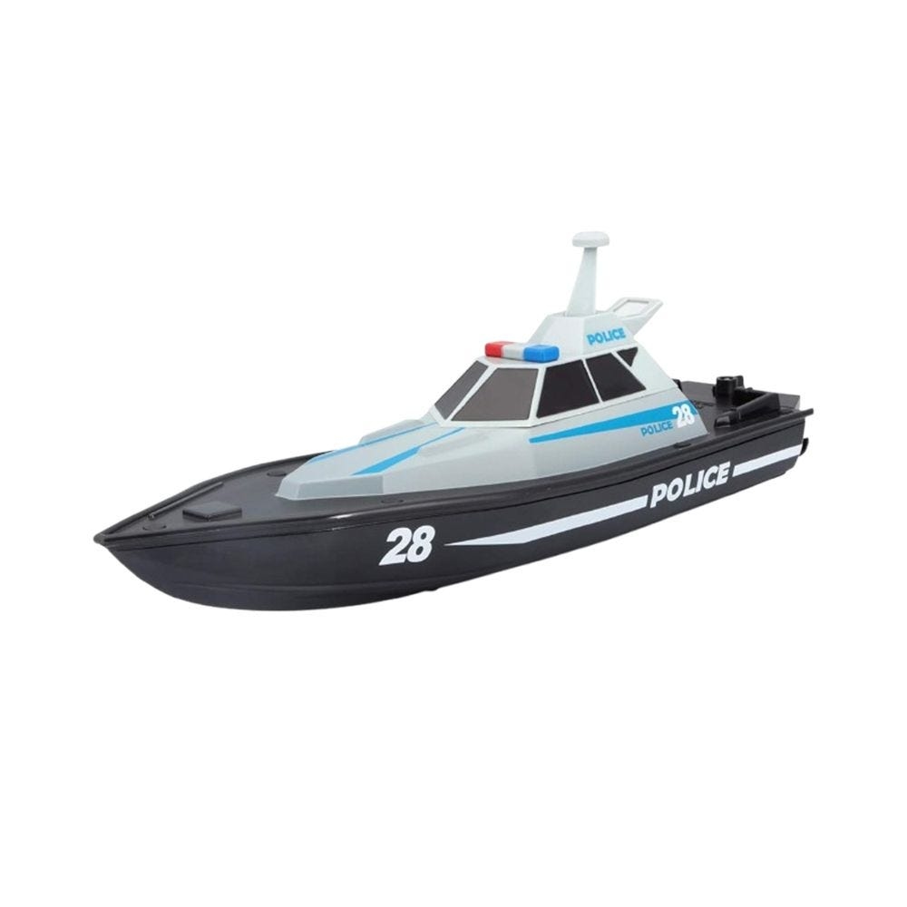 Maisto Tech R/C High Speed Police Boat للجنسين، 8-10 سنوات