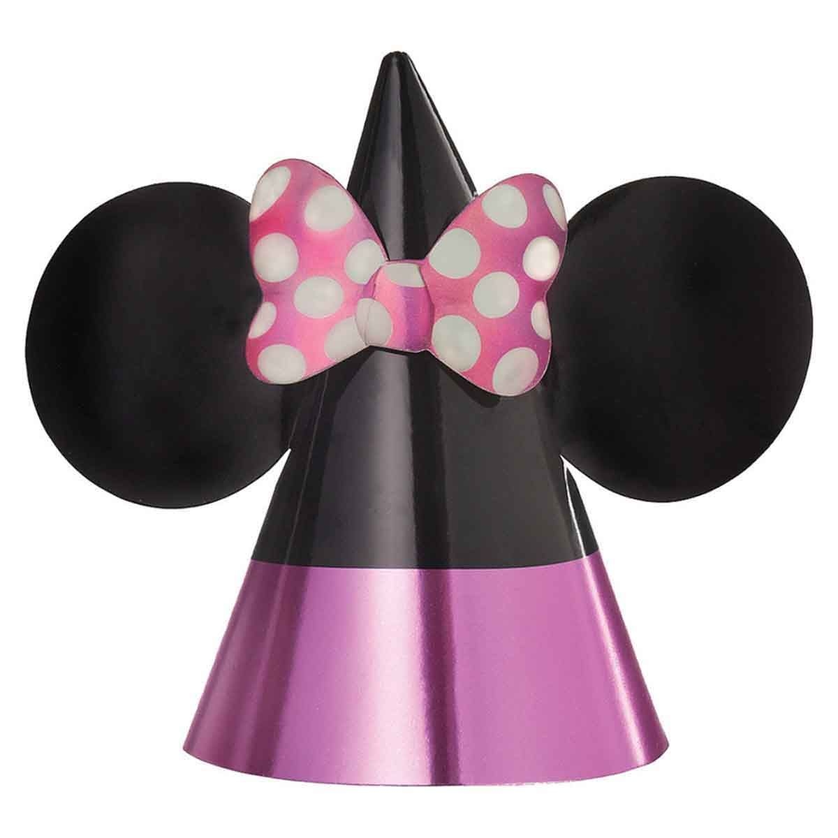 Minnie Mouse 8-Piece Forever Paper Cone Hat Set