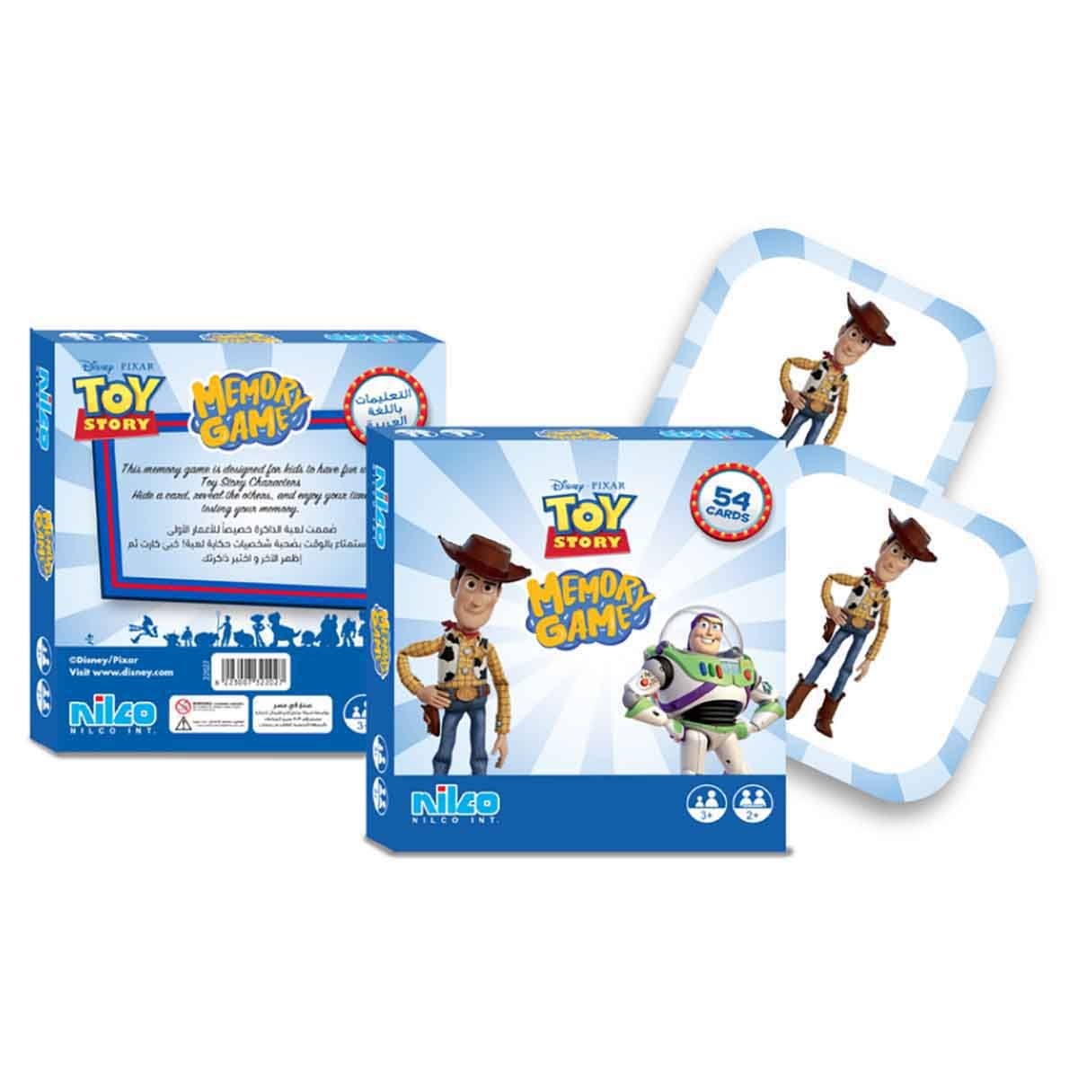 ديزني وبيكسار توي ستوري لعبة ذاكرة من 54 بطاقة للجنسين، من عمر 5-7 سنوات