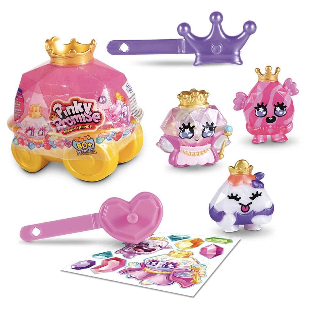 بينكي بروميس شخصيات جيمي فريندز المفاجئة بعربة ملكية للبنات، عمر 5-7 سنوات