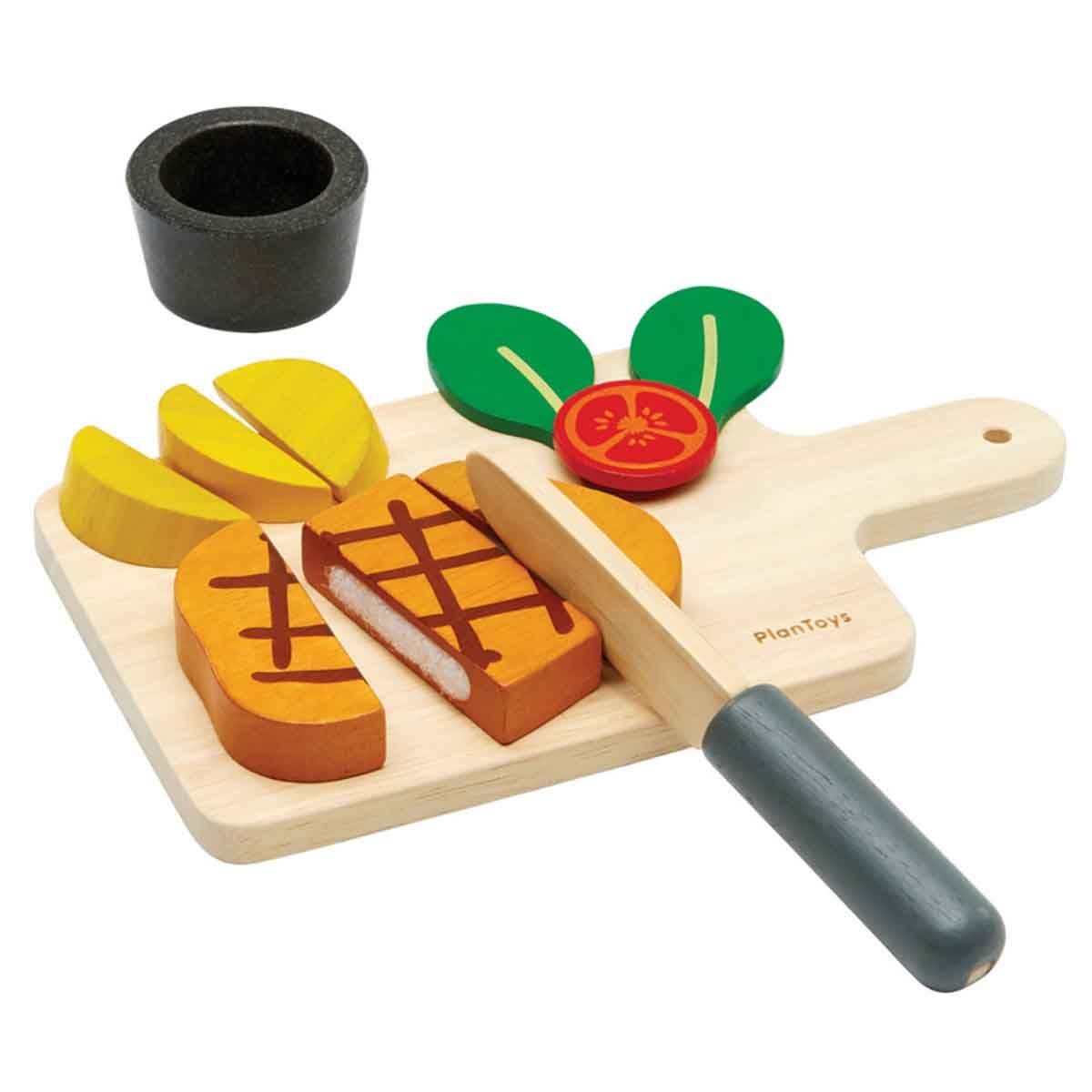 بلان تويز مجموعة ستيك لألعاب المطبخ، للجنسين، من عمر 3 إلى 4 سنوات