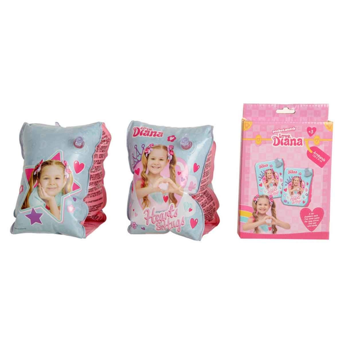 بوكت ووتش لوف ديانا عوامات للذراع للبنات، 3-4 سنوات