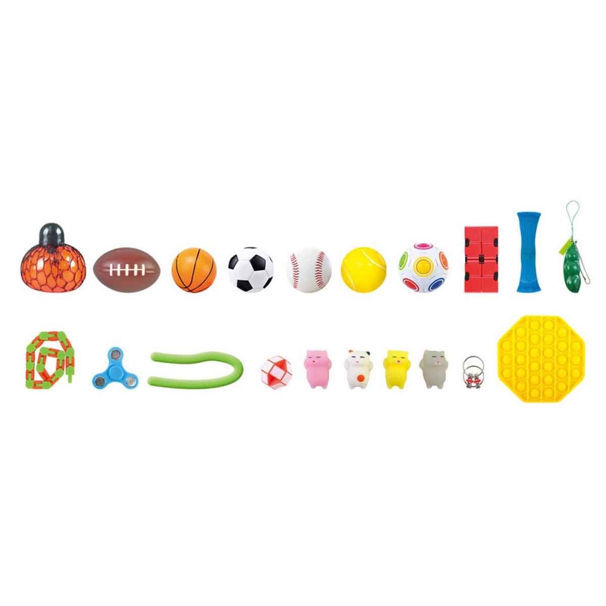 باور جوي علبة هدايا لعبة حسية 20 قطعة للجنسين، عمر 3-4 سنوات