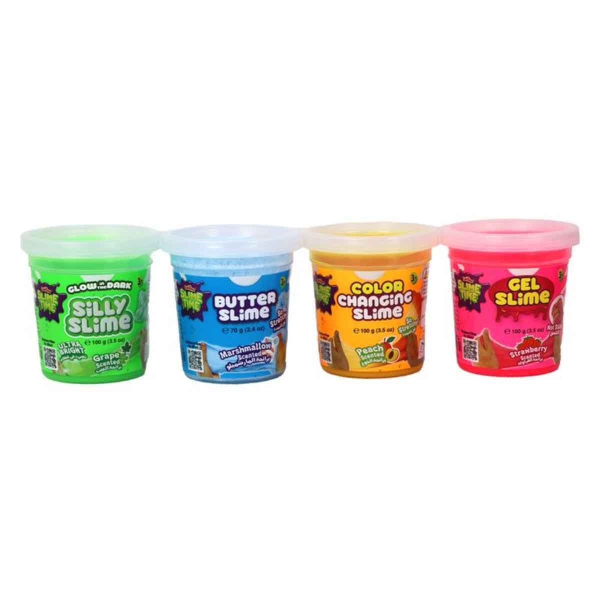 SlimeTime 4-Piece Super Slime Set Unisex, 3-4 Years