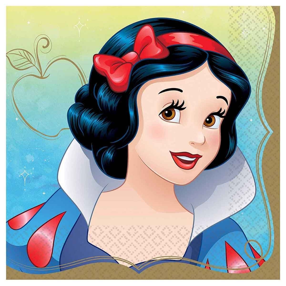 Disney Princess 16-Piece Snow White Lunch Napkin Set
