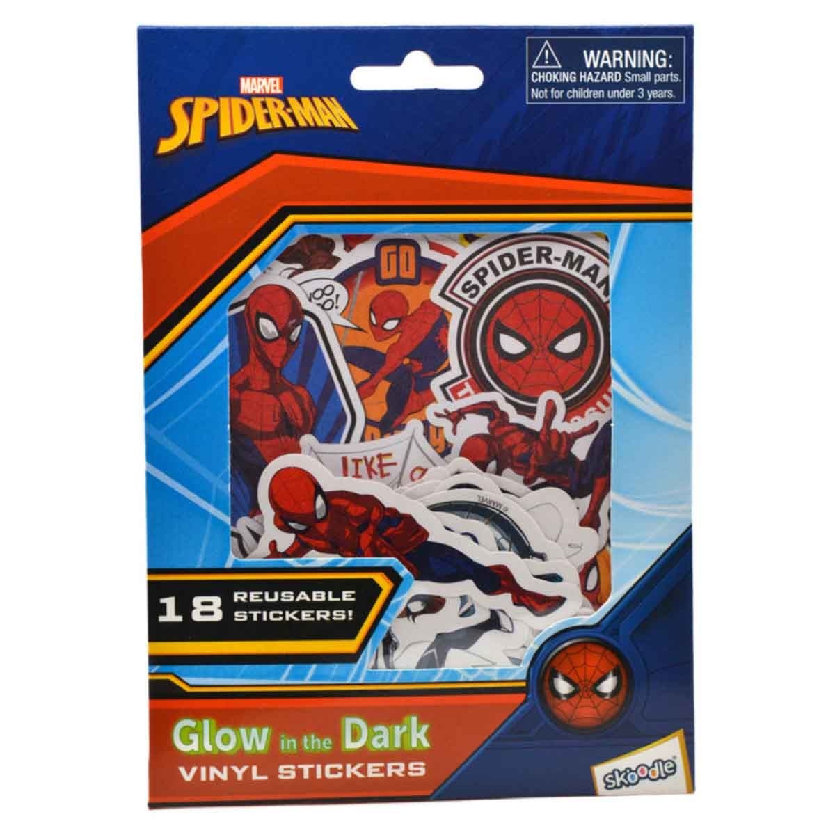 Spider-Man Glow in the Dark Stickers Unisex, 3-4 Years