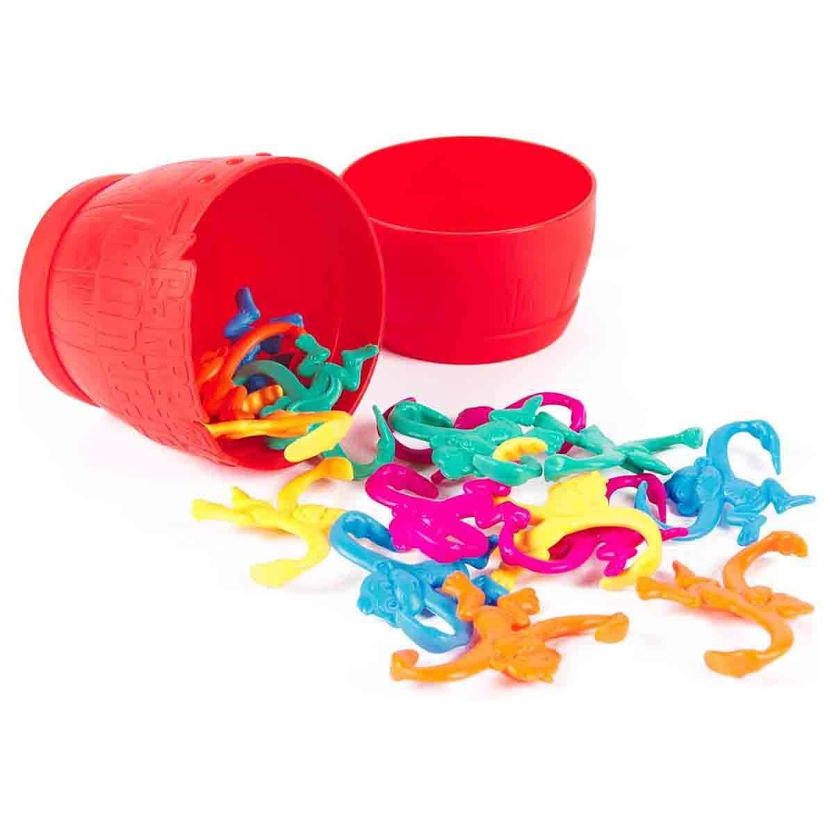 سبن ماستر مجموعة لعبة برميل القرود للأولاد والبنات عمر 3-4 سنوات