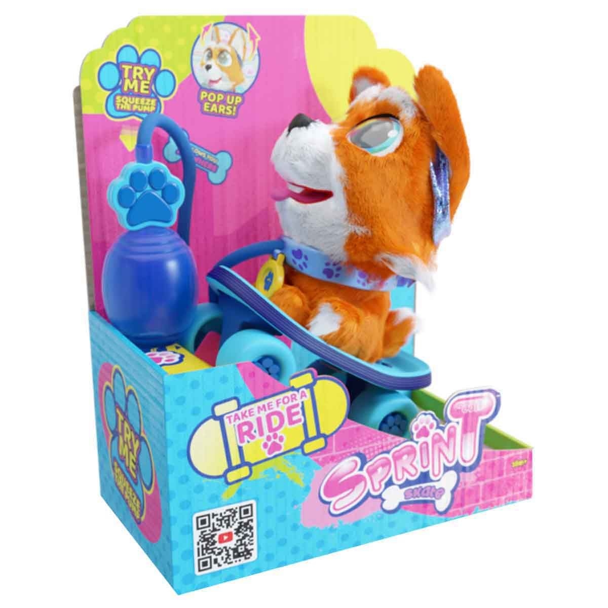 Sprint Orange Mini Superstable Skate Puppy Figure Toddler, 0-2 Years