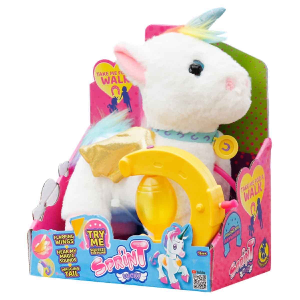 Sprint Pull-Along Lucky Unicorn Plush Toddler, 0-2 Years